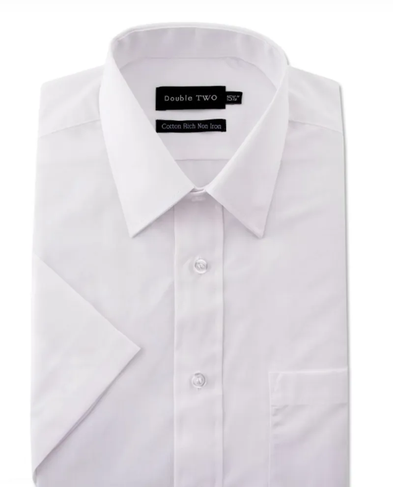 D2 Half Sleeve Shirt White SHS4500A
